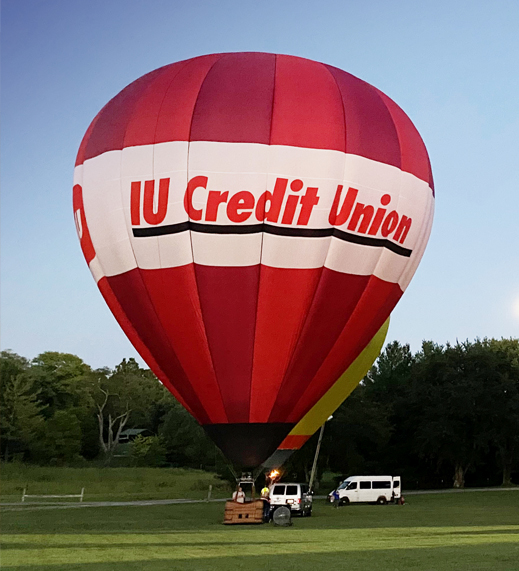 IU Credit Union balloon