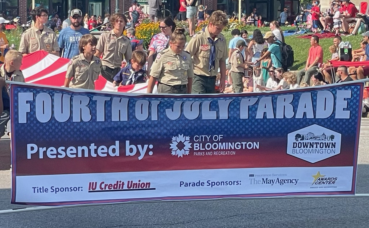 Photo of MCCSC Band in 4th of July Parade