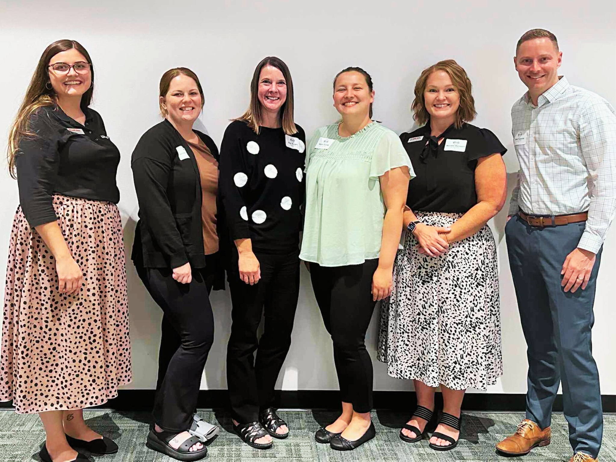 Photo of IUCU employees at Bloomington Women in Leadership Event
