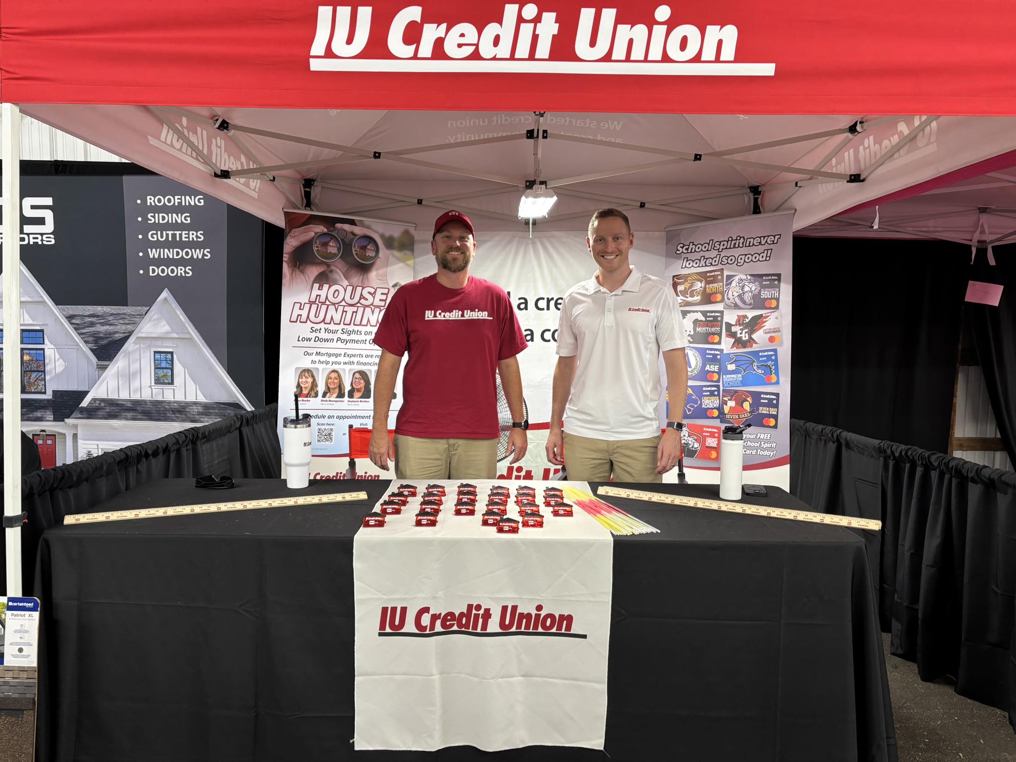 Photo of IUCU employees at the Monroe County Fair