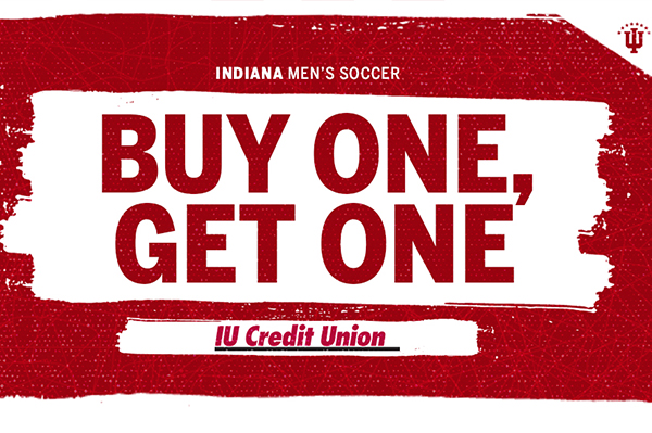 IU Men's Soccer BOGO Coupon