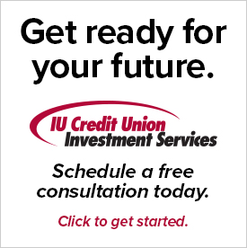 IU Credit Union Investment Services ad