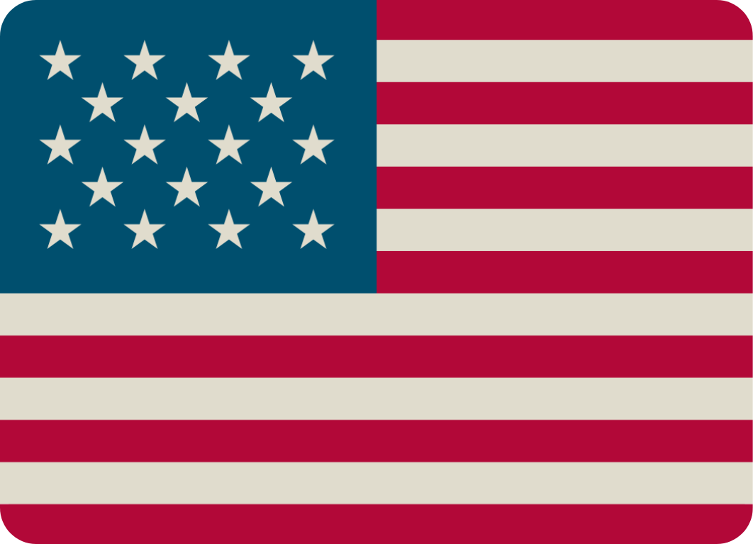 Image of a cartoon patriotic heart