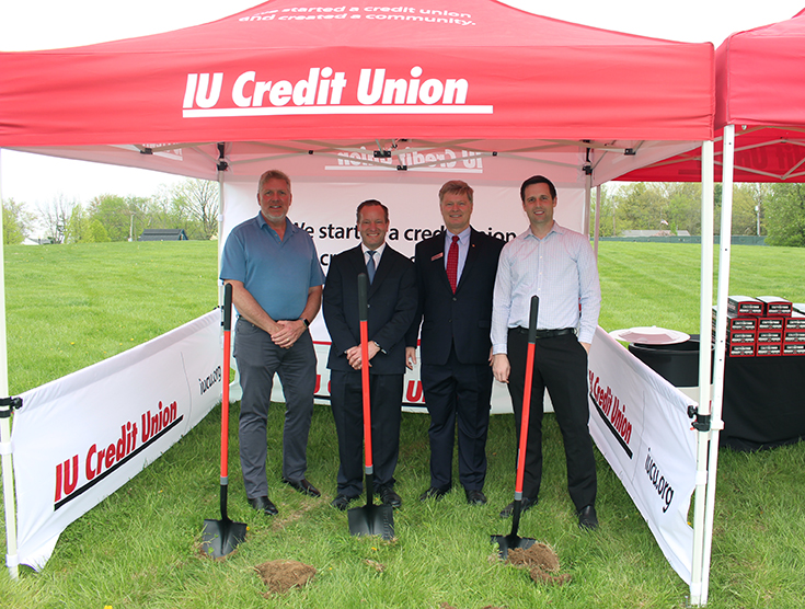 Ground Breaking Ceremony at IU Credit Union's Operation Center